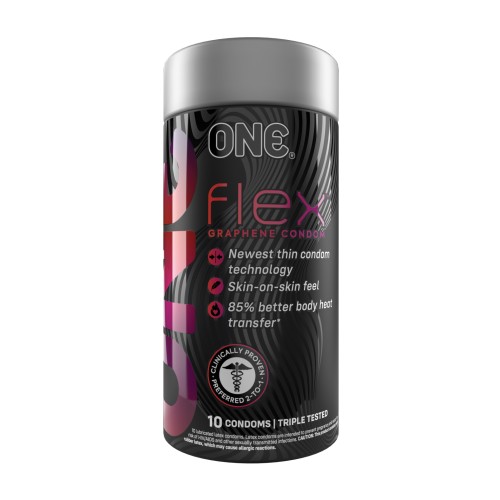 One Flex Graphene Condoms - 10 Pack