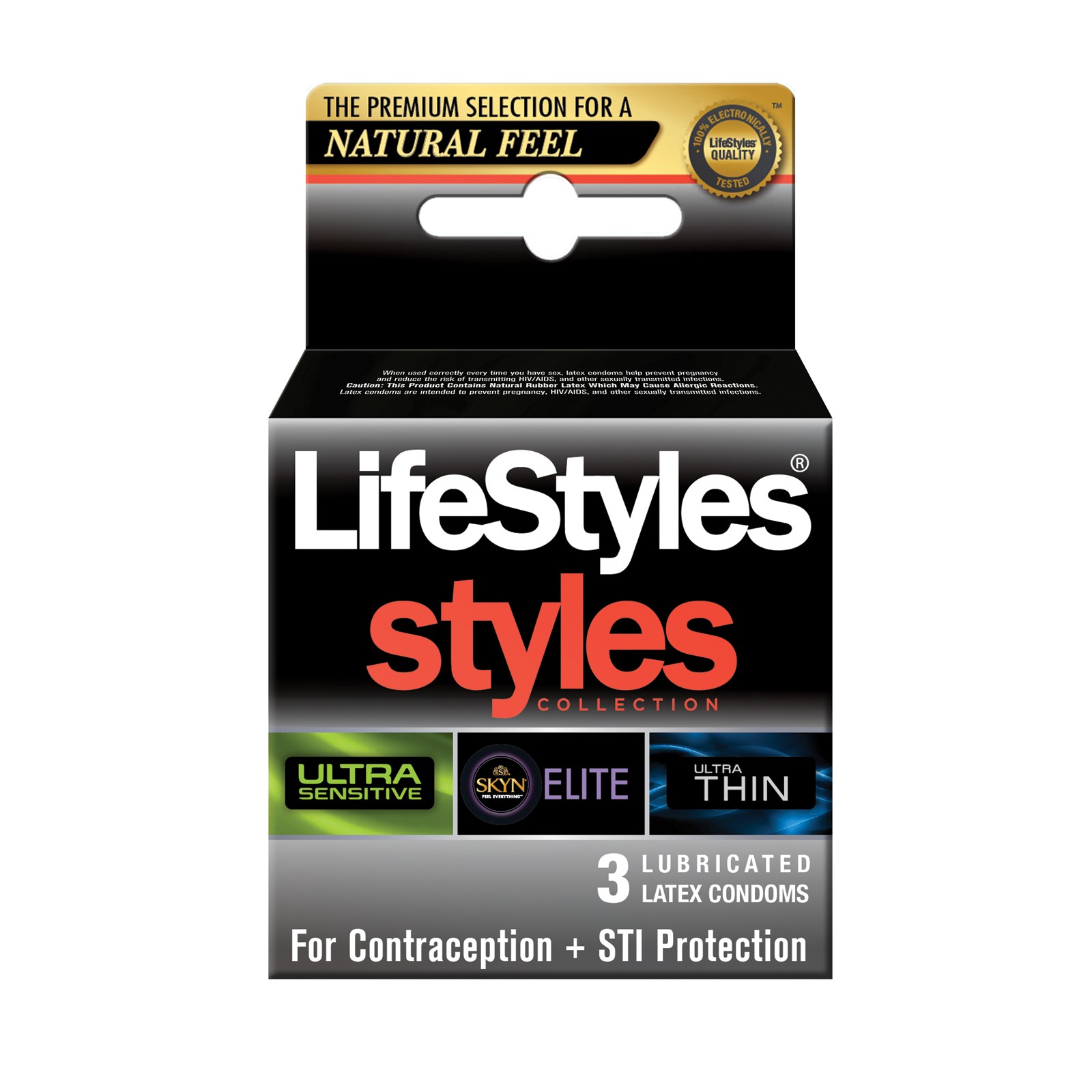 Lifestyles Styles Sensitive - 3 Pack for Intimacy