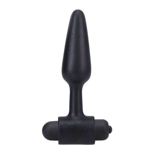 In A Bag 4 inch Vibrating Butt Plug in Black