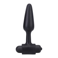 In A Bag 4 inch Vibrating Butt Plug in Black