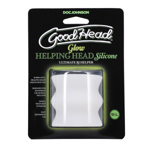 GoodHead Mini Stroker Silicona Brillante en la Oscuridad