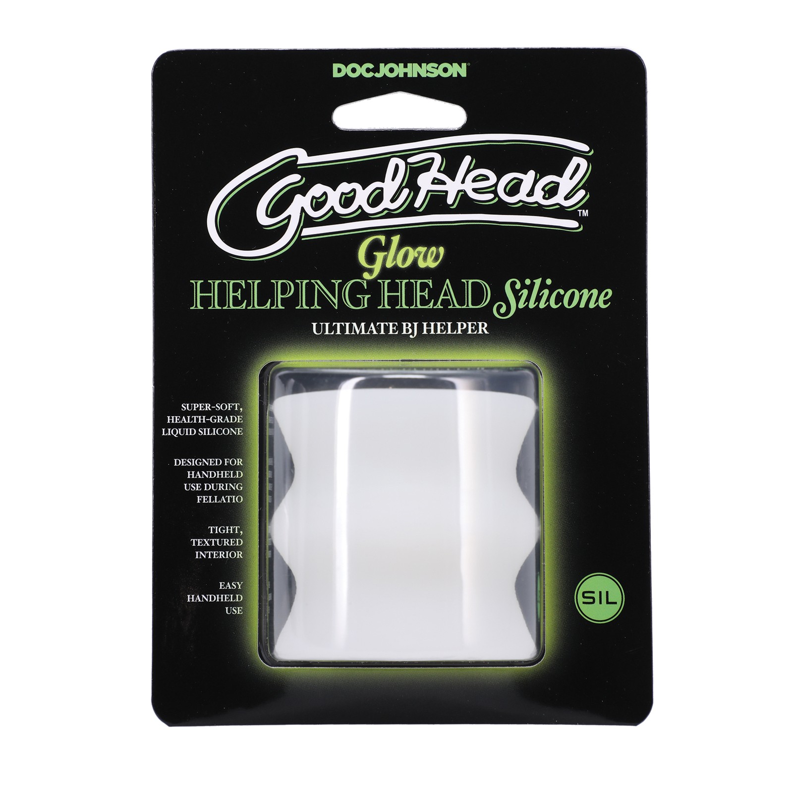 GoodHead Mini Stroker Silicona Brillante en la Oscuridad