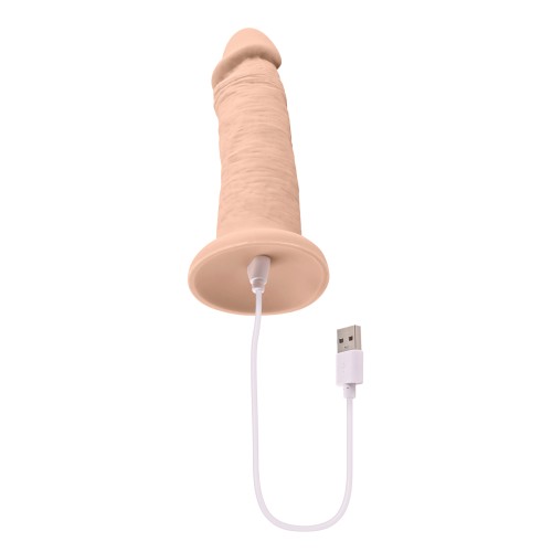 Dong Vibrador Evolved de 6" - Claro - Placer Realista