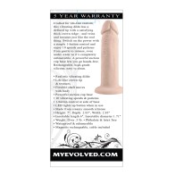 Dong Vibrador Evolved de 6" - Claro - Placer Realista