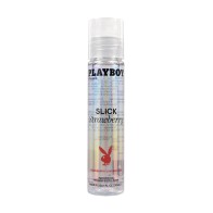 Playboy Pleasure Slick Lubricant - 1 oz Strawberry