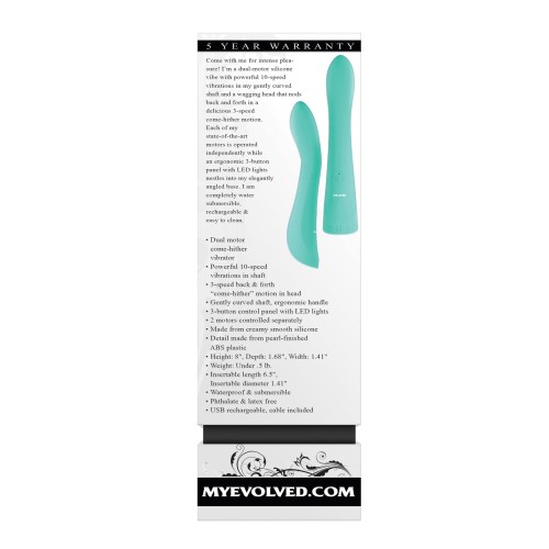 Vibrador Evolved Come With Me Menta