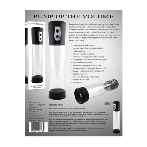 Pump Up The Volume for Enhanced Pleasure