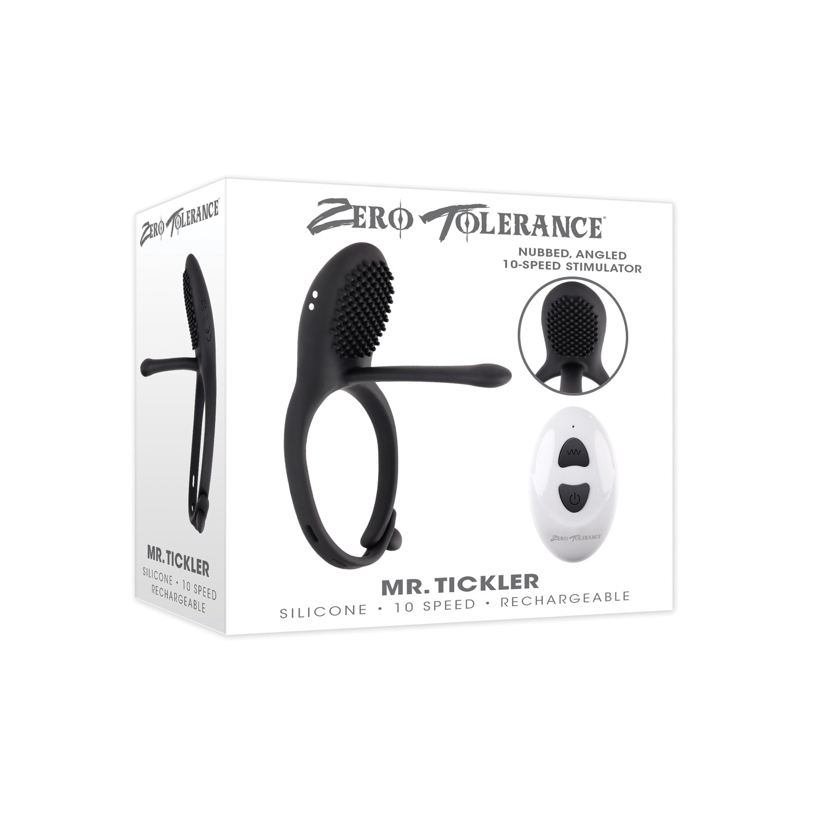 Zero Tolerance Mr. Tickler Vibrating C-Ring Black