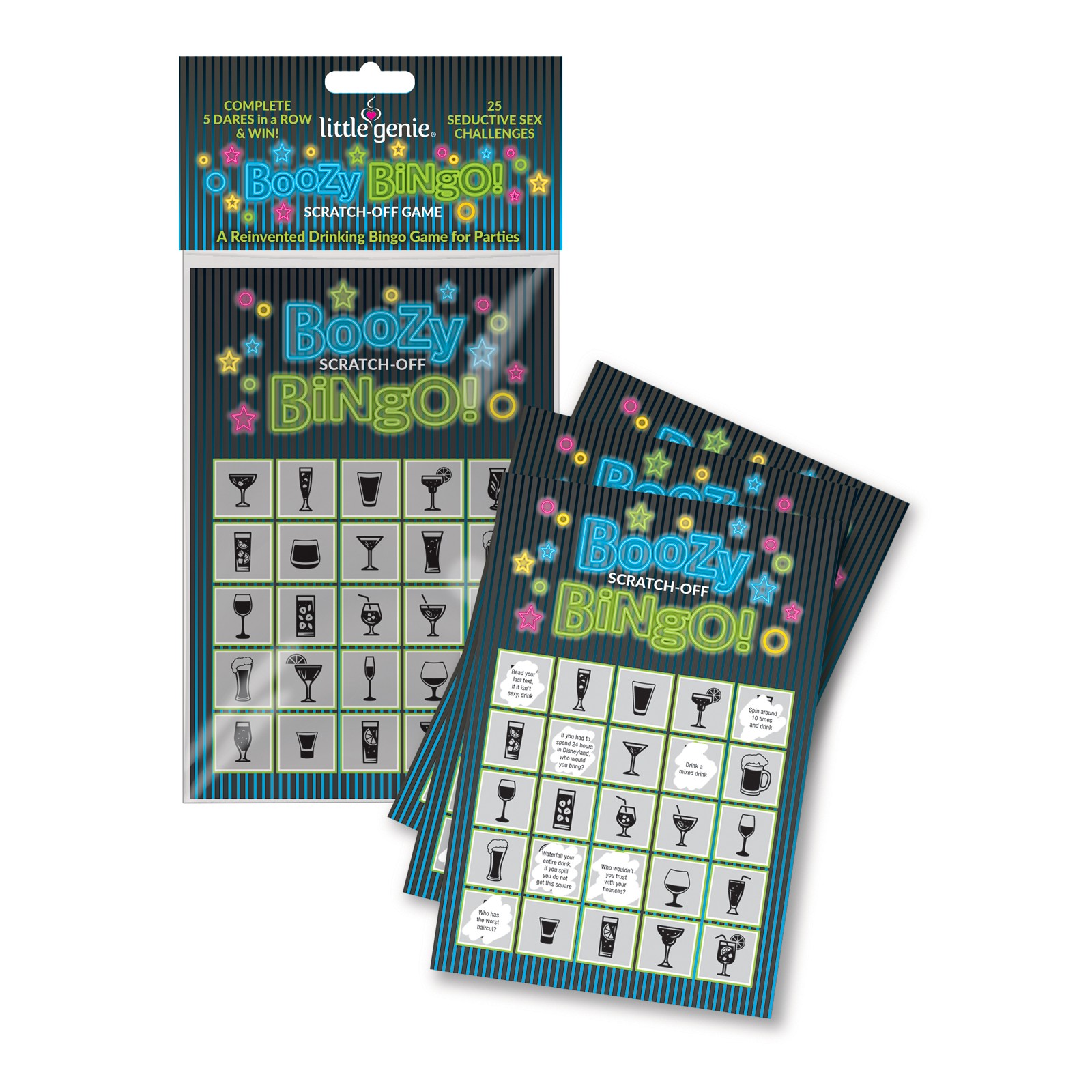 Juego de Bingo Boozy Scratch-Off