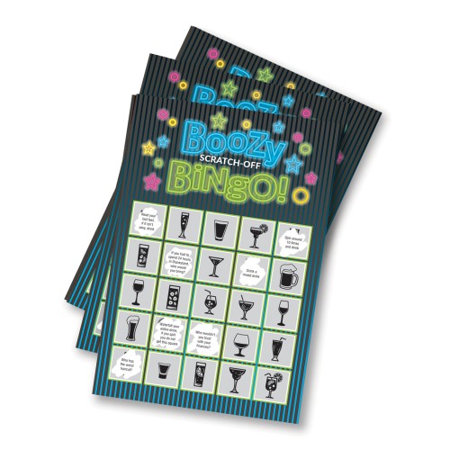 Juego de Bingo Boozy Scratch-Off