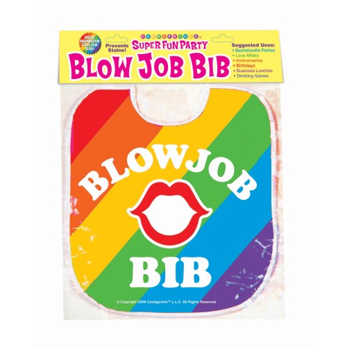 Blow Job Bib Rainbow - Perfect Gag Gift for Parties