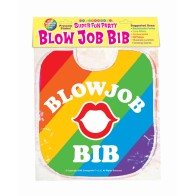 Blow Job Bib Rainbow - Perfect Gag Gift for Parties