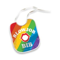 Blow Job Bib Rainbow - Perfect Gag Gift for Parties