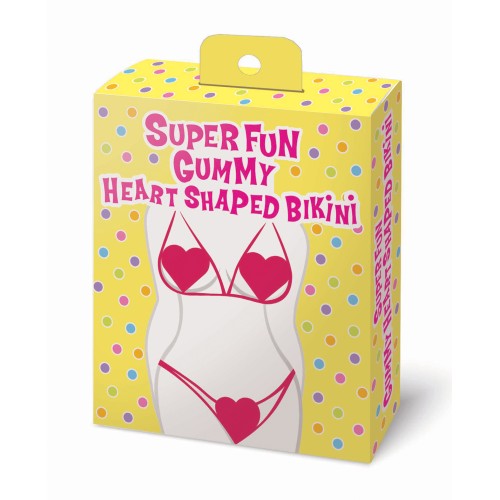 Super Fun Heart Shaped Gummy Bikini - Sweet and Playful