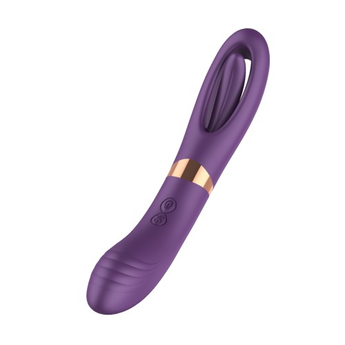 Lisa Flicking G-Spot Vibrator - Purple