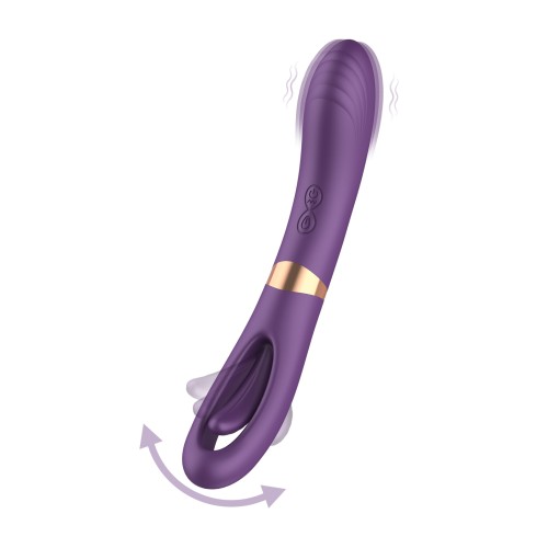 Lisa Flicking G-Spot Vibrator - Purple