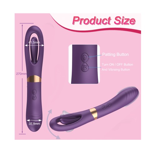 Lisa Flicking G-Spot Vibrator - Purple