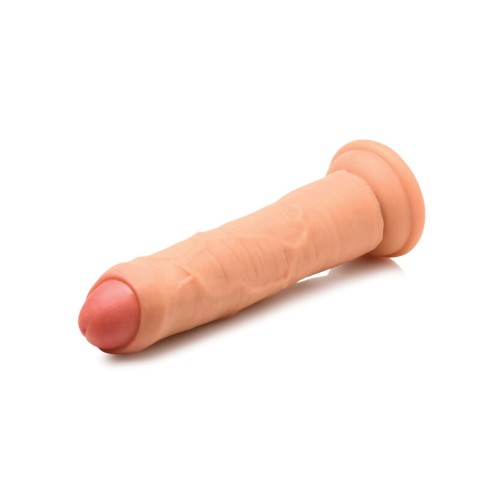 Dildo Delgado de 7" Sin Cortar con Ventosa