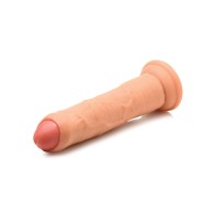 Dildo Delgado de 7" Sin Cortar con Ventosa