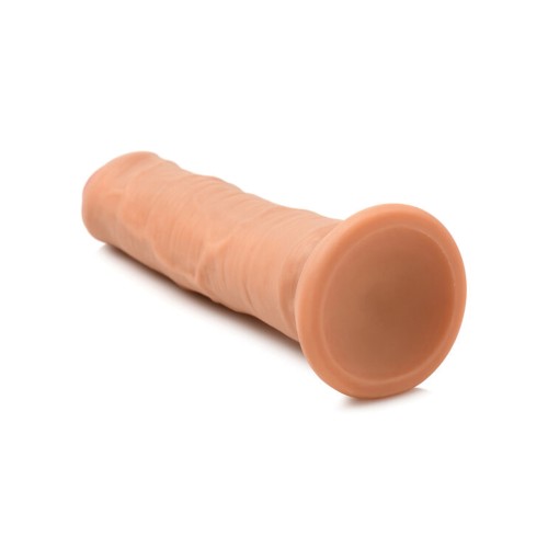 Dildo Delgado de 7" Sin Cortar con Ventosa