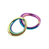 Plesur Rainbow Metal Cock Ring