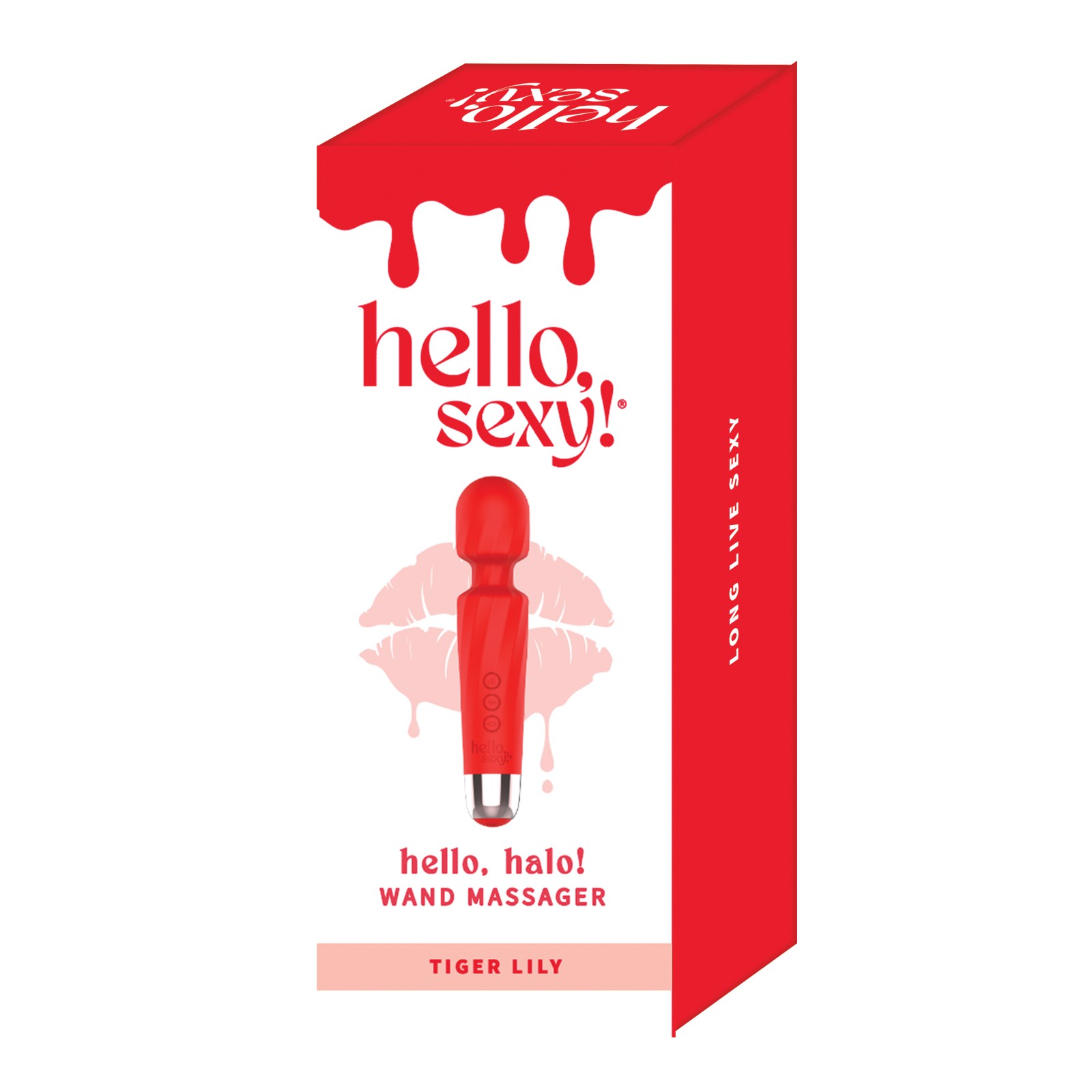 Hello Sexy Hello Halo Wand Massager Tiger Lily