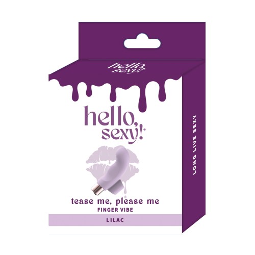 Hello Sexy! Tease Me, Please Me Finger Vibe - Lilac