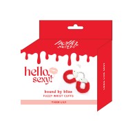 Hello Sexy! Fuzzy Wrist Cuffs Bound By Bliss