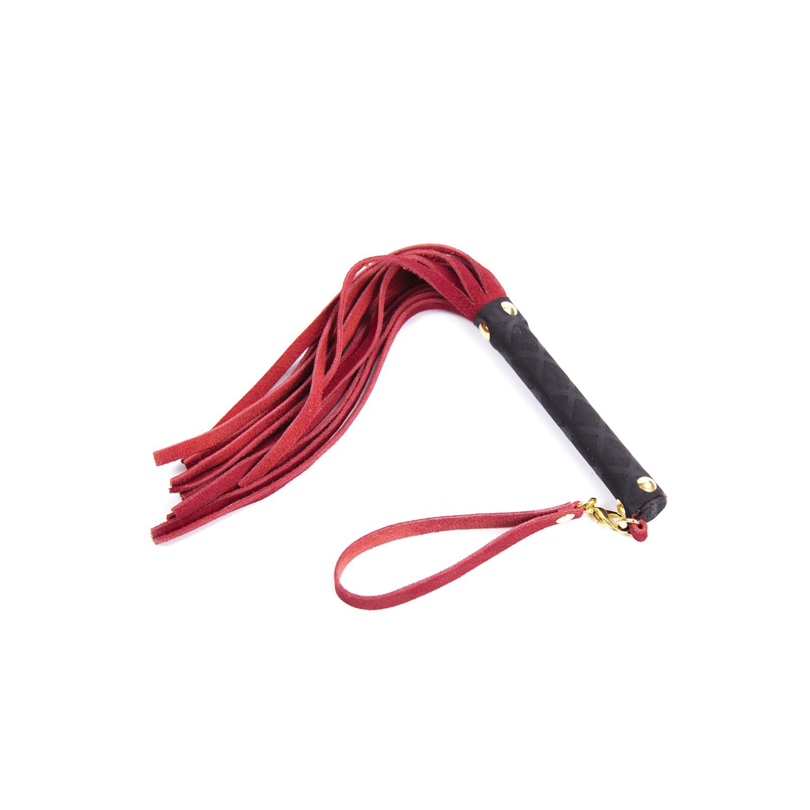 Flogger de Cuero Mini Plesur Rojo