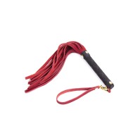 Flogger de Cuero Mini Plesur Rojo