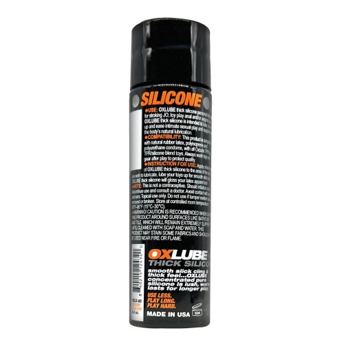 Ox Balls OXLube Silicona Espesa 8.5 oz - Placer Supremo