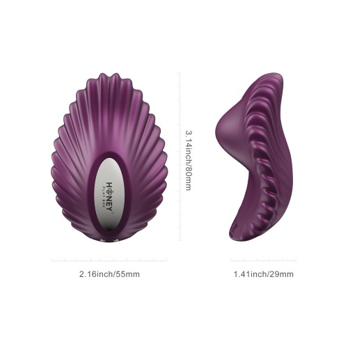 Vibrador Magnético Controlado por App Pearl - Lila para Placer Personalizado