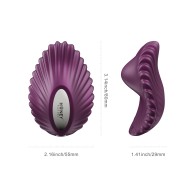 Vibrador Magnético Controlado por App Pearl - Lila para Placer Personalizado