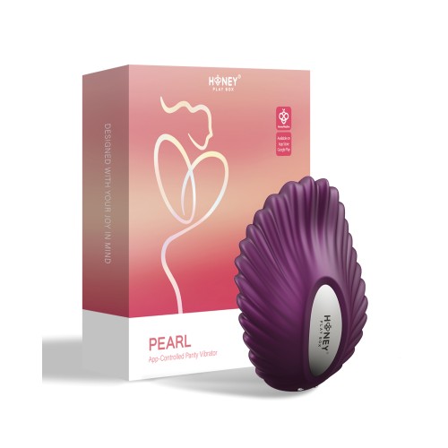 Pearl App-Controlled Magnetic Panty Vibrator - Lilac for Custom Pleasure