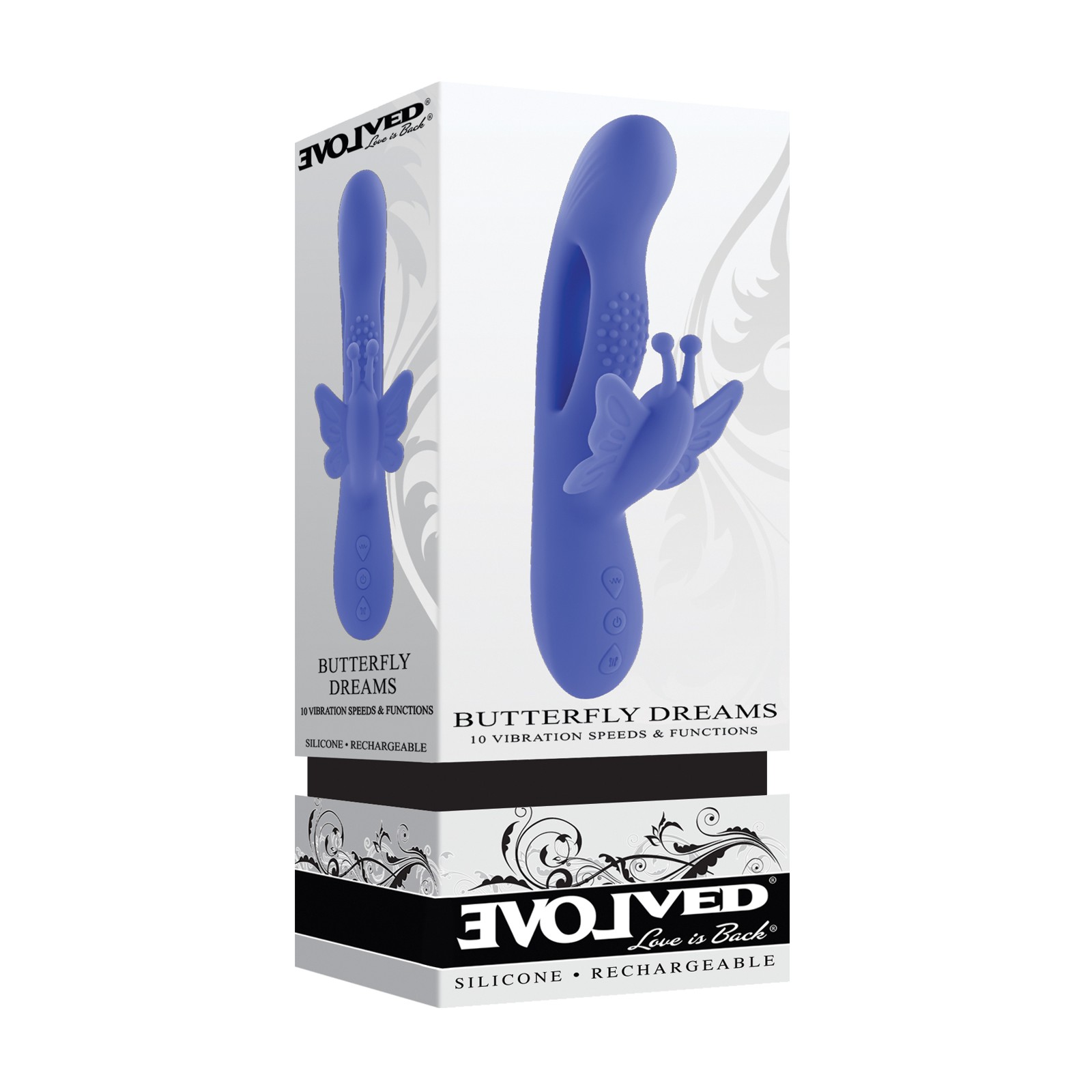 Evolved Butterfly Dreams Vibrator Blue