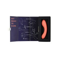 The Mini Swan Wand Glow in the Dark Orange