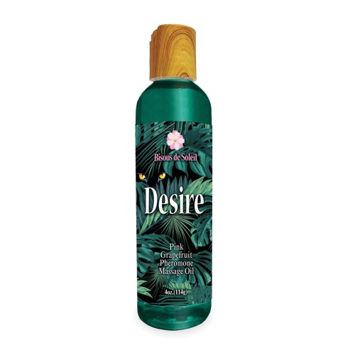 Aceite de Masaje con Feromonas Desire - 4 oz Pomelo Rosa