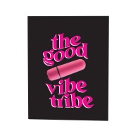 Tarjeta de Saludo Traviesa Good Vibe Tribe