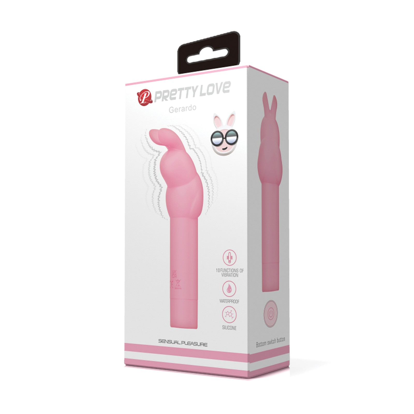 Pretty Love Gerardo Bunny Vibrator - Pink