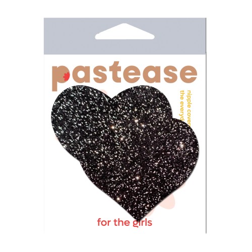 Pastease All Sparkle Heart Black O/S