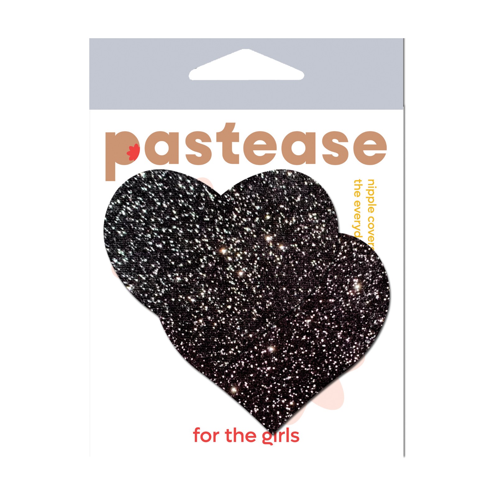 Pastease All Sparkle Heart Black O/S