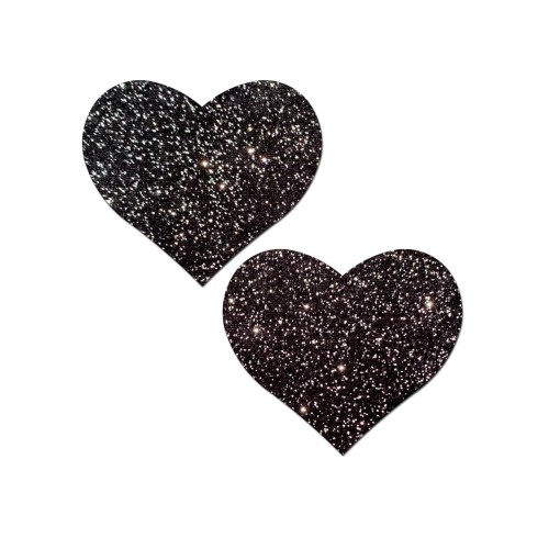 Pastease All Sparkle Heart Black O/S