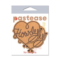 Howdy Rope Heart Pasties Tan