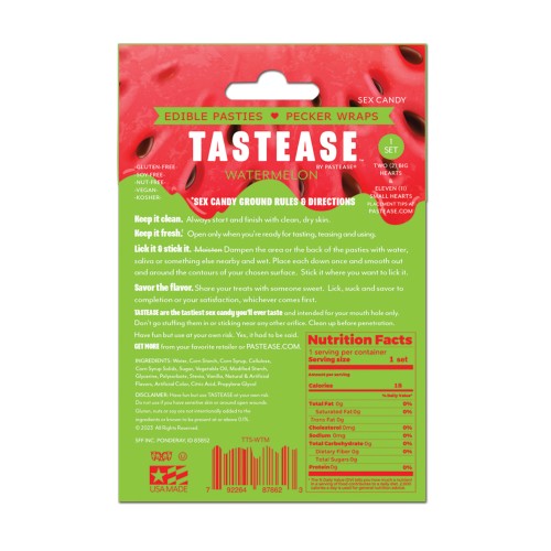 Tastease Edible Pasties Watermelon