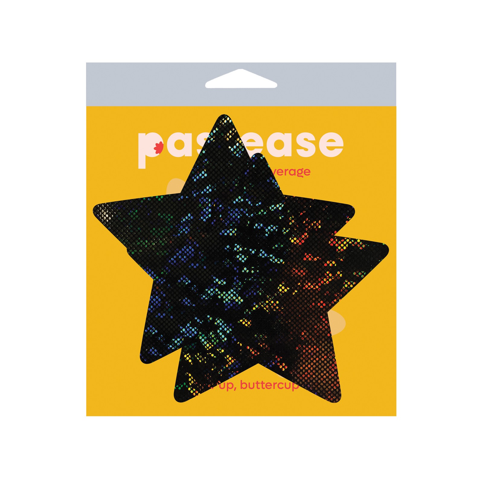 Pastease Coverage Disco Star - Black O/S