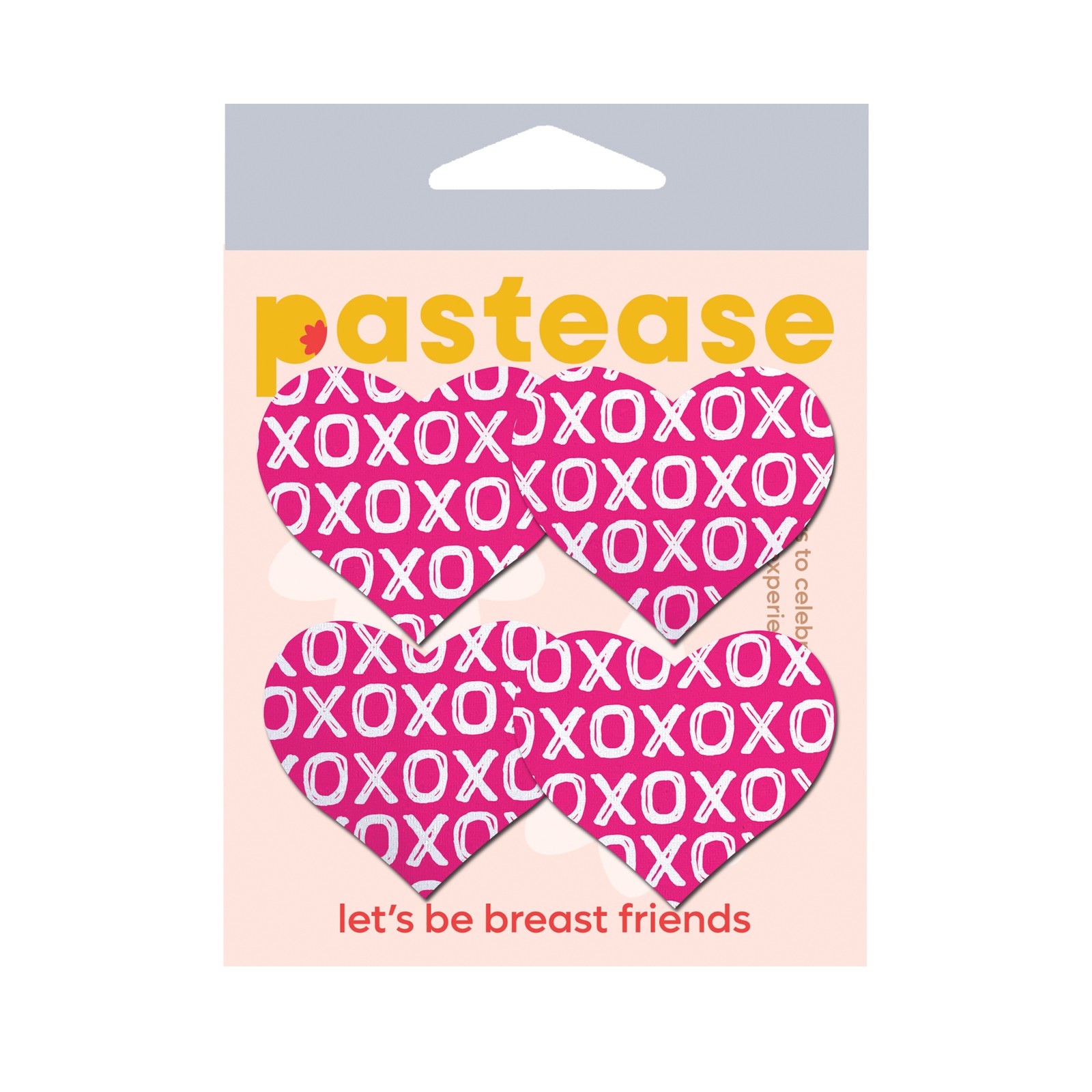 Pastease Petites XO Hearts Nipple Pasties - Pink