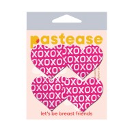 Pastease Petites XO Hearts Nipple Pasties - Pink