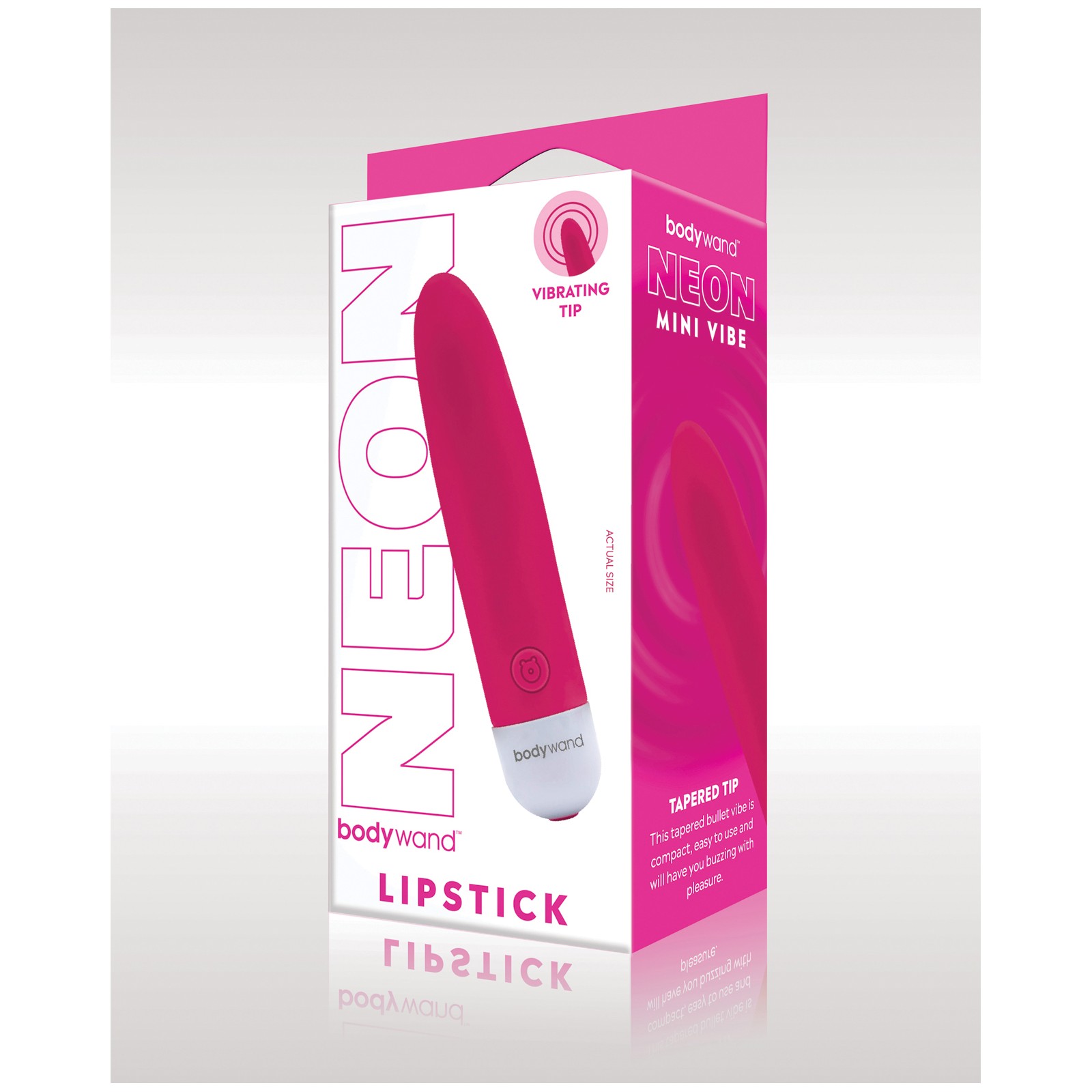 Vibrador Mini Lipstick Neon de Bodywand para Viajes