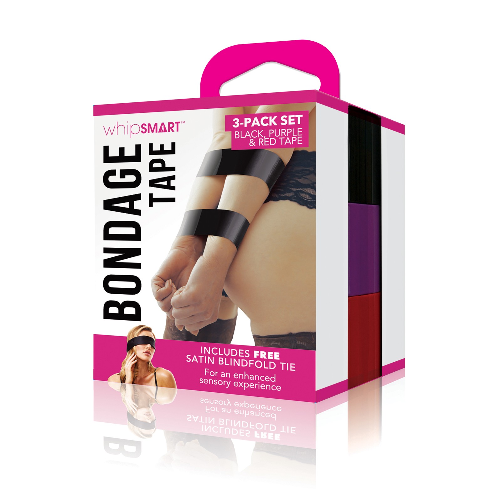 Cinta de Bondage Whipsmart Pack de 3 - Ataduras Versátiles