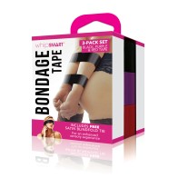 Whipsmart Bondage Tape Pack of 3 - Versatile Restraints